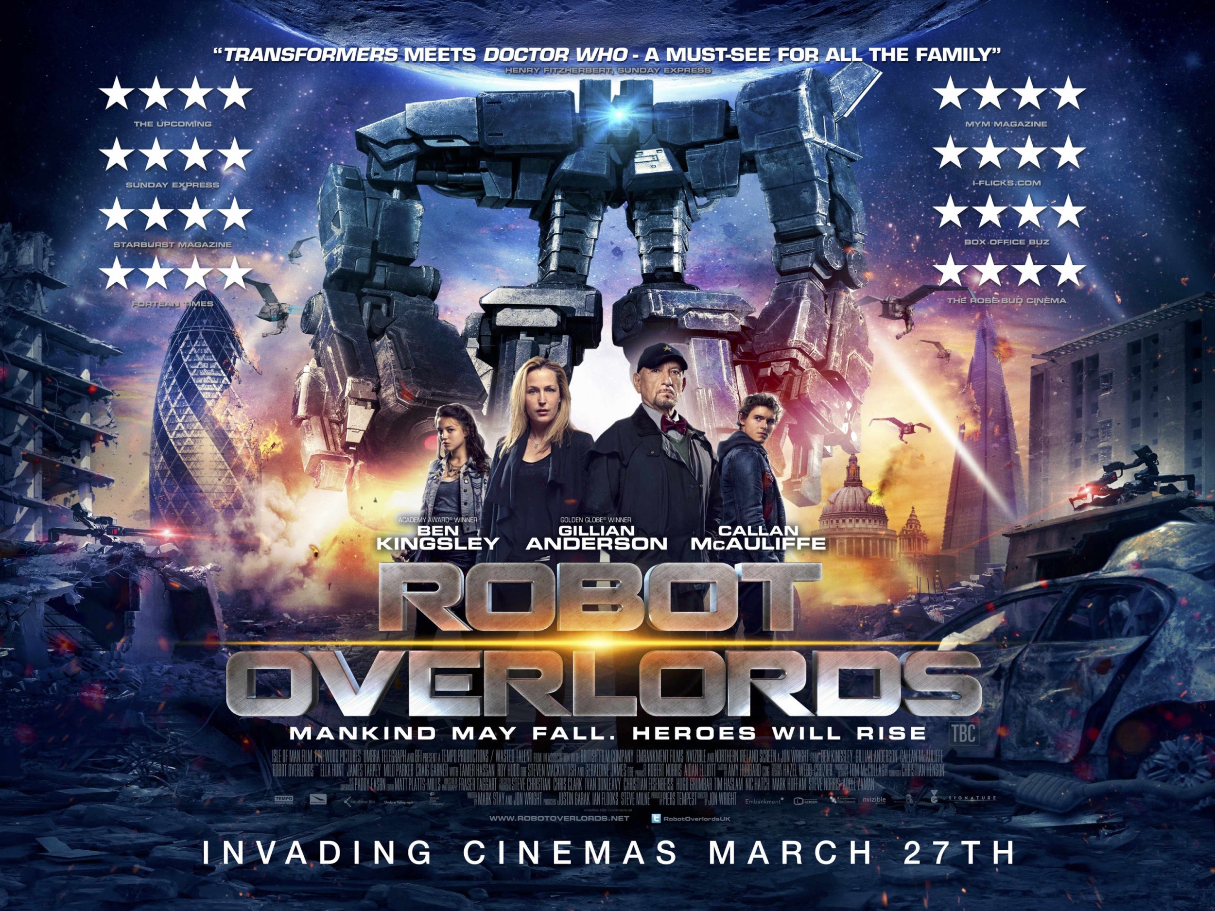 New trailer and quad poster for Jon Wright's Robot Overlords